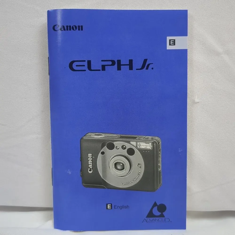 Canon IX240 Camera Elph Jr. Film Point & Shoot 26mm‎ 1:2.8 Silver Used